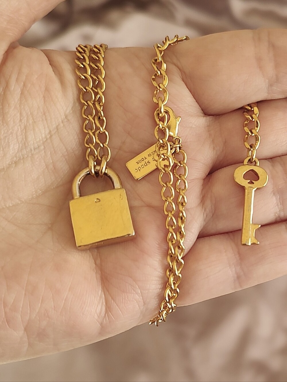 Kate Spade Lock And Key Necklace